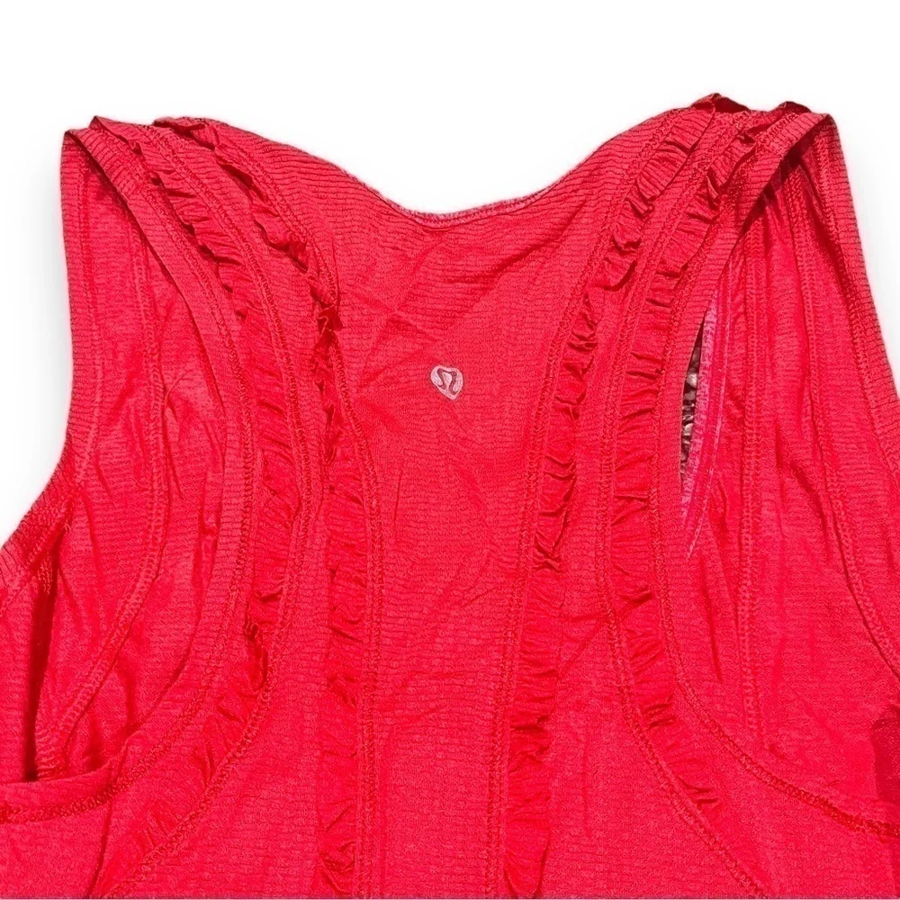 LULULEMON Mind over Matter workout tank top size 6 red